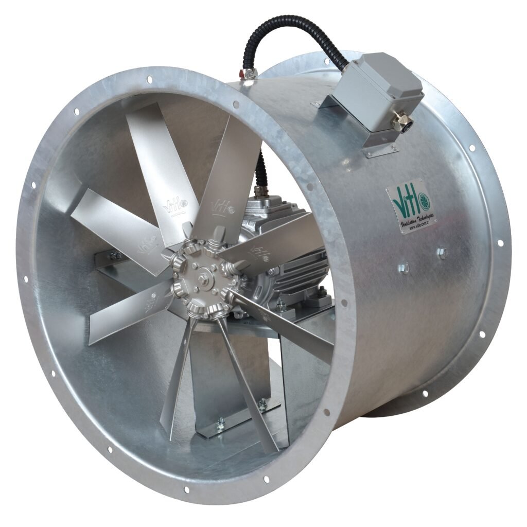 AXD/ATEX Aksiyal Kanal Tipi Exproof Fan